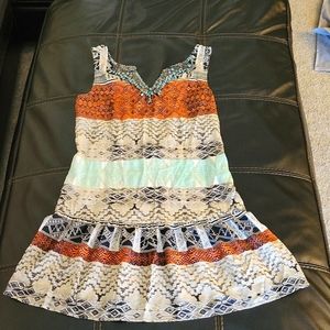 Cynthia Vincent Silk Dress